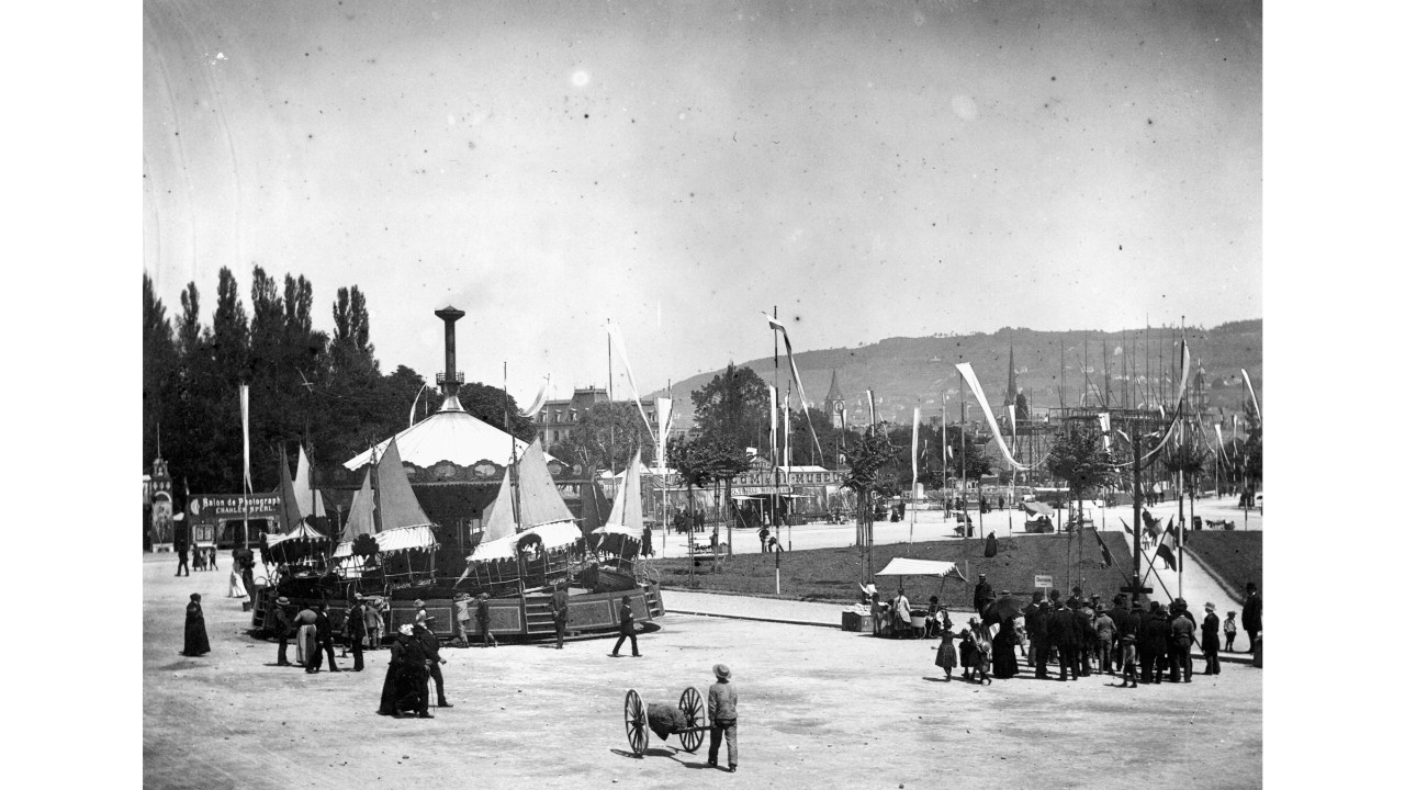 1890, ehemaliger Alfred-Escher-Platz beim Arboretum